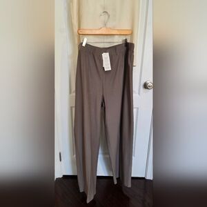 Elegant Taupe Women's Washable Stretch Crepe Pants, 3x